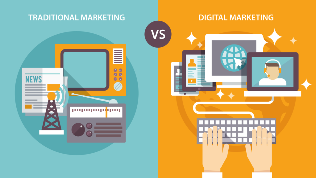 Digital marketing vs traditional marketing